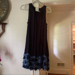 Navy cocktail dress